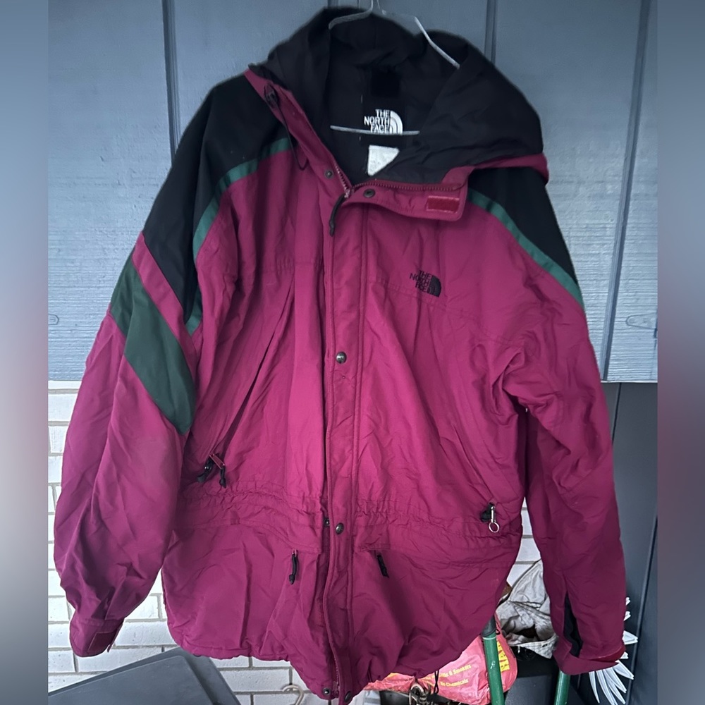 vintage the north face jacket Winter Coat Skiing Jacket Hooded Thermal Outdoors